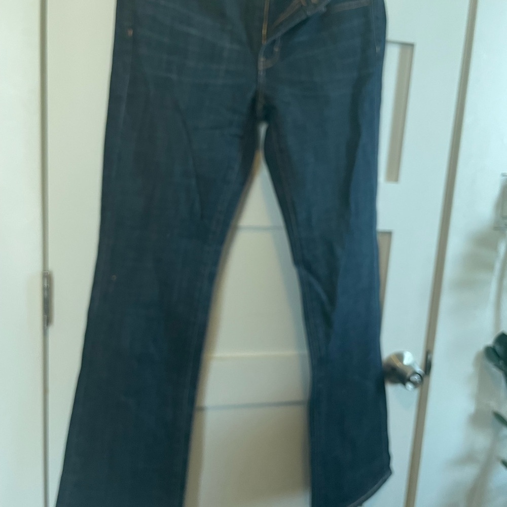 J. Crew Dark Blue Bootcut Jeans
